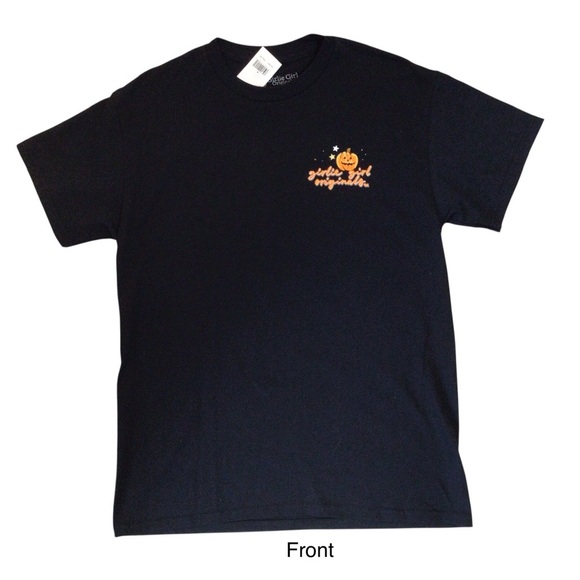 Girlie Girl Originals Halloween T-Shirt Medium Boo-gie All Night Skeleton Disco - Picture 2 of 6